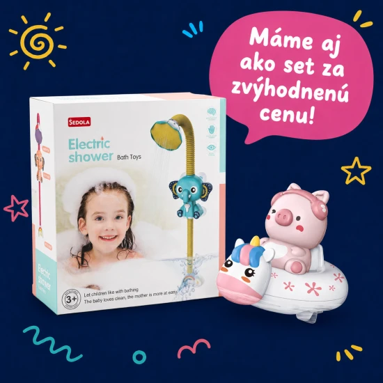 Sprcha do vany se slonem – ideální dárek pro malé milovníky vody
