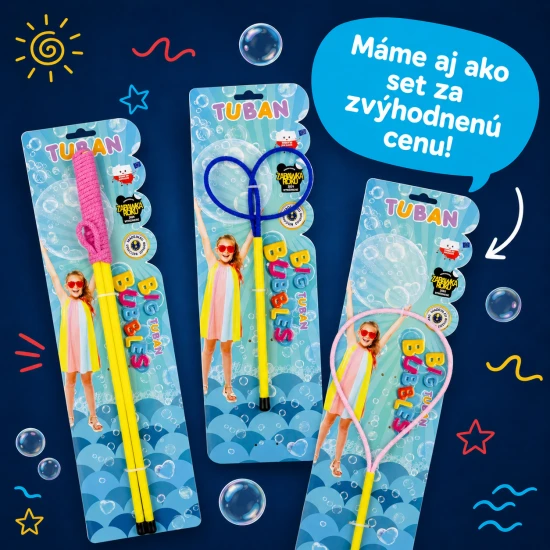 Obruč na výrobu velkých mýdlových bublin.
