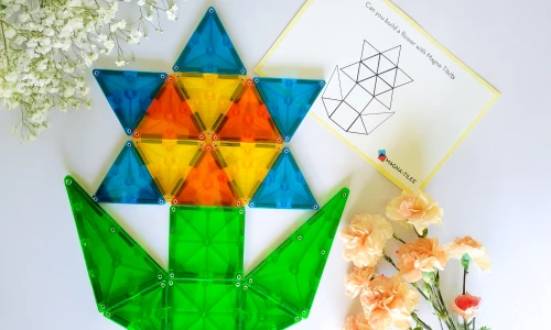 Jarní zábava s Magna-Tiles: předlohy ke skládání