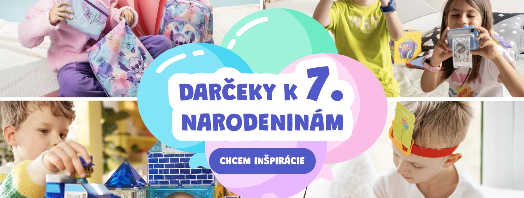 7. narozeniny jsou magické – dárky, které potěší každé dítě 7. narozeniny jsou magické – dárky, které potěší každé dítě