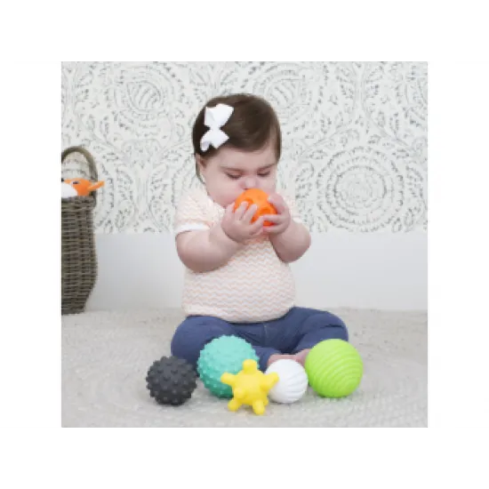 Míčky s texturami 6ks