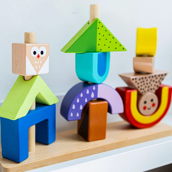 Nasazování stíny Logická hra pro děti Tooky Toy