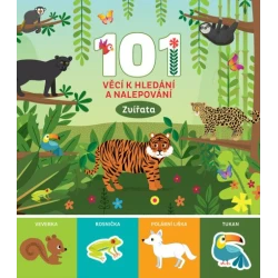 Zvířata - 101 věcí k hledání a nalepování Zvířata - 101 věcí k hledání a nalepování