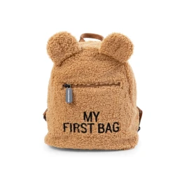 Batoh My First Bag Hnědý Plyšový