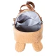 Batoh My First Bag Hnědý Plyšový