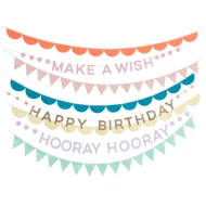 Girlanda Happy Birthday Duha 8 ks