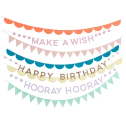 Girlanda Happy Birthday Duha 8 ks