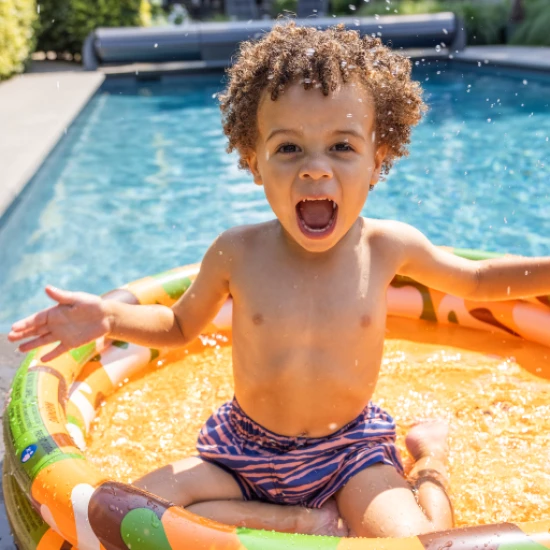 Dětské chlapecké plavky šortky s UPF 50+ Zebra Swim Essentials