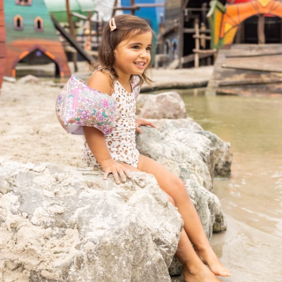 Rukávky Květy 2-6 let