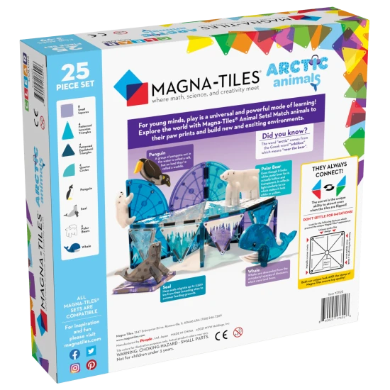 S magnetickou stavebnicí si postavíte vlastní arktickou krajinu.