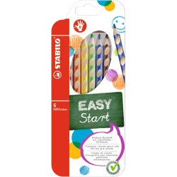 Pastelky trojhranné Pro praváky 6 ks Pastelky trojhranné Pro praváky 6 ks