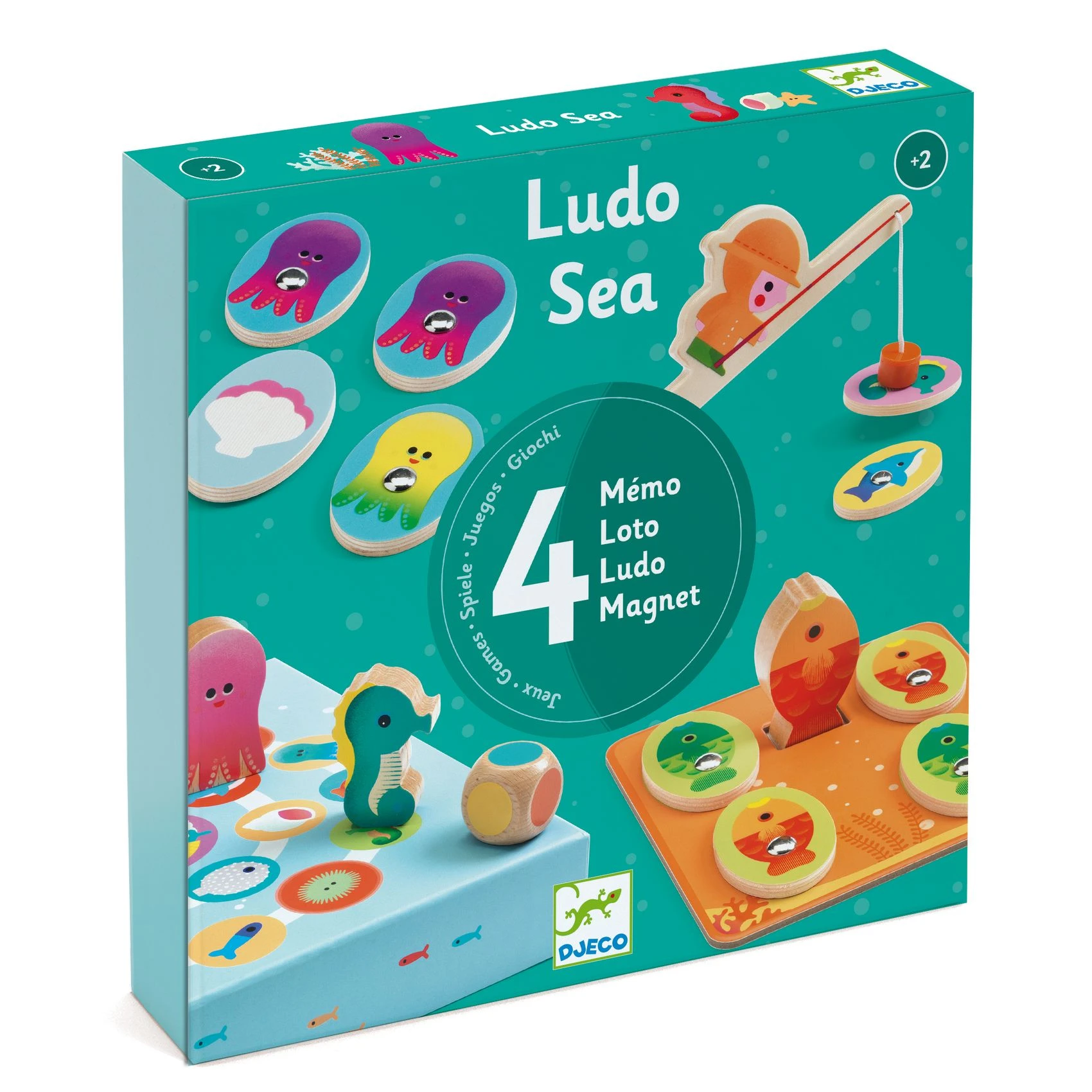 4 hry s mořskou tematikou Ludo Sea 4 hry s mořskou tematikou Ludo Sea
