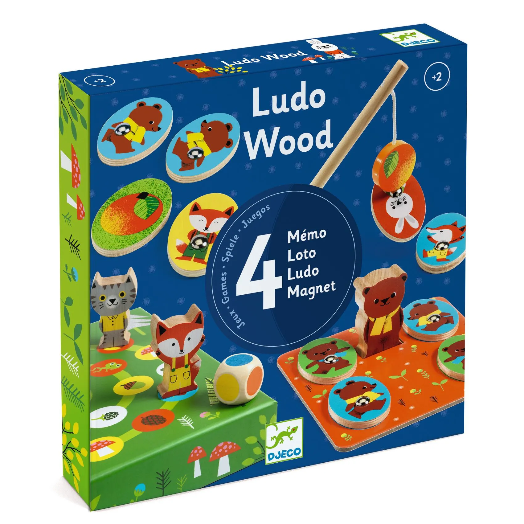 4 hry v lese Ludo Wood 4 hry v lese Ludo Wood